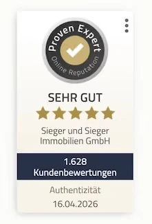 ProvenExpert-Siegel: Sehr gut, über 1.600 Kundenbewertungen